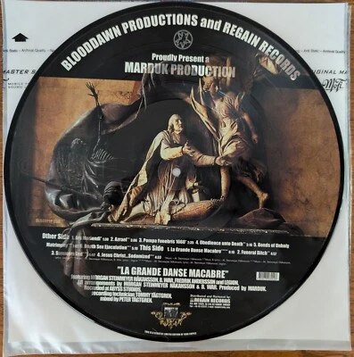 MARDUK La Grande Danse Macabre PIC DISC LP Vinyl 2001 Blooddawn Ltd Ed - Image 1 of 4