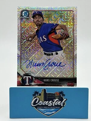 2018 Bowman Chrome Auto #BMA-HC Hans Crouse - Image 1 of 2