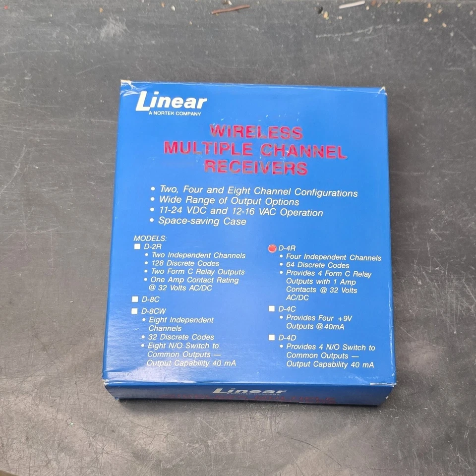 Linear Wireless Multiple Channel Receivers D-4R - Image 1 of 1