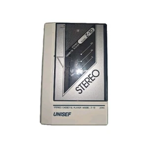 Unisef Z-10 White Stereo Personal Cassette Player Japan Walkman Portable Retro - Picture 1 of 6