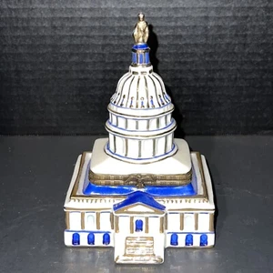 The 53rd Presidential Inaugural Trinket Box Of The U. S Capital Collectible - Picture 1 of 12