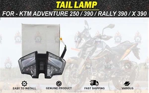 Fit For KTM Adventure "250/ 390/ Rally 390/ X 390 Tail Lamp Assembly" - Picture 1 of 9