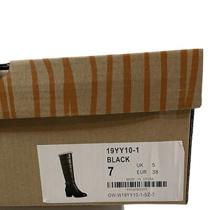 Globalwin Women’s Mid Heel Winter Boots Knee High Black - Picture 1 of 6