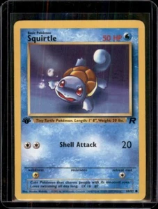 Squirtle - 68/82 Team Rocket 1st Edition (Pokemon) Non Holo - HP - Picture 1 of 2