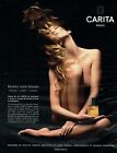 Publicité Advertising 099  2013  Institut Beauté Carita  soins corps  visage