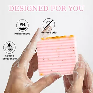 1pc Yoni Soap Bars for Women 100% Handmade Natural PH Balanced Wash Away Odor - Picture 1 of 8