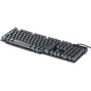 GeneralKeys Halbmechanische USB-Gaming-Tastatur, 7-farbig beleuchtet, wasserfest - Bild 1 von 5