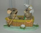 Charming Tails Rowboat Romance Figurine by Fitz and Floyd 83/801