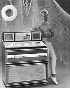 Wurlitzer Jukebox Modelo 3100 De 1968 Vintage 8x10 Reimpresión De Foto Antigua - Imagen 1 de 1