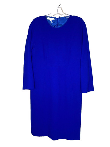 abito michael kors taglia 10 blu zaffiro resort 2012 tubino $1795 NUOVO