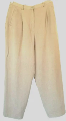 Pantalones deportivos Innovation mezcla de seda vintage mamá pantalones plisados apio ~ 14 Foto 1 de 4