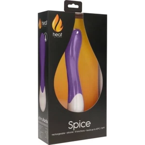 Heat by Shots Spice Vibrator Purple Heating G-Spot Vibe Silicone and ABS - Picture 1 of 10