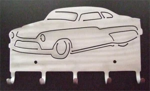 Mercury 49 James Dean Style Muscle Car Lover Hook Type Key Rack Burn Out Ready!! - Picture 1 of 1