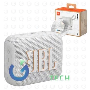 JBL GO 4 SPEAKER BLUETOOTH WATERPROOF IP67 CASSA ALTOPARLANTE PORTATILE BIANCO - Photo 1/3