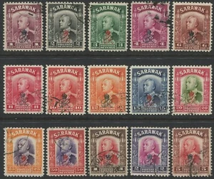 Sarawak 1947 SG 150/64 FEIN GEBRAUCHT Katze £27 - Bild 1 von 2