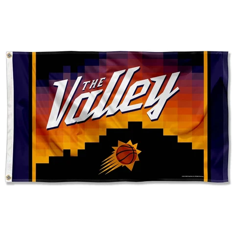 Phoenix Suns City Edition Grommet Flag Cover