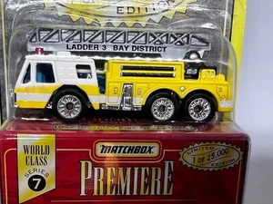Matchbox Premiere Collection World Class #7 FIRE OSH KOSH BAY DISTRICT  NIP - Picture 1 of 3