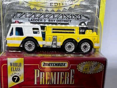 Matchbox Premiere Collection World Class #7 FIRE OSH KOSH BAY DISTRICT  NIP - Image 1 of 3