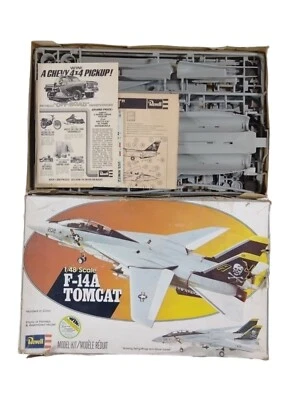 Revell F14-A Tomcat Model Kit 1:48 - 1978 Scale Airplane - New Open Box - Image 1 of 4