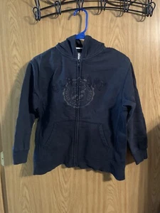 Childrens Old Navy Zip Up Hoodie Blue Size Medium - Picture 1 of 4
