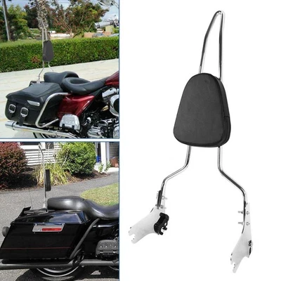 30" Chrome Backrest Sissy Bar for Harley Road King Road Glide Street Glide 97-08 - Image 1 of 4