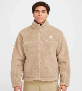 Nike ACG Canwell Glacier THERMA-FIT Giacca Khaki Sherpa FV8653-247 Uomo Taglia XL - Foto 1 di 4