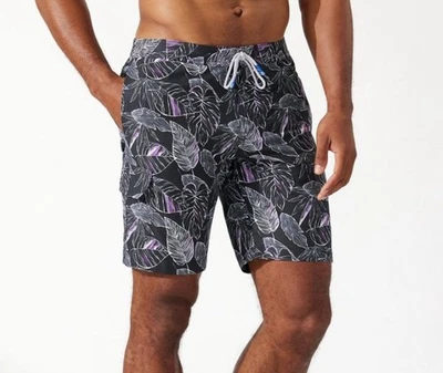 Nuevo con etiquetas Tommy Bahama Pantalones Cortos de Tabla 2XLT Baja Bonita Cove Grandes y Altos Para Hombre Negros $110 Foto 1 de 4