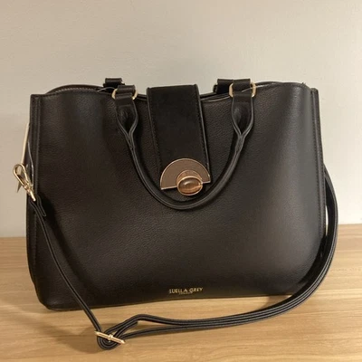 NUEVO Bolso de Mano Luella Gris. Negro Foto 1 de 4