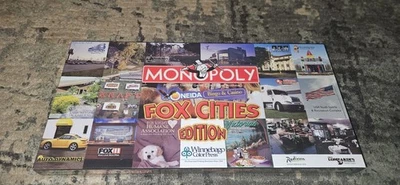 Monopoly Fox Cities (Wisconsin) Edición (2003) ¡Nuevo y sellado de fábrica! Foto 1 de 4