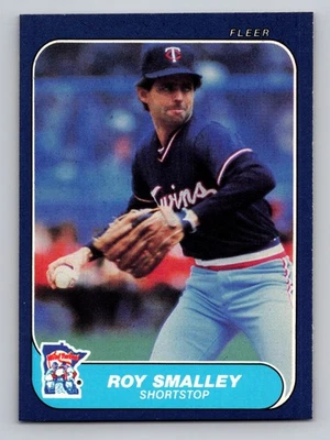 1986 Fleer - Roy Smalley Jr. #404 Minnesota Twins Baseball Card - Image 1 of 2