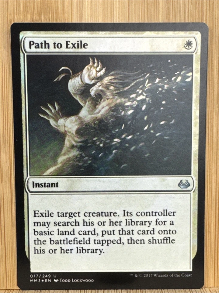 Magic the Gathering Path to Exile Modern Masters 2017 Edition Foil - Image 1 of 2