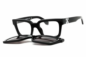 NEW Off White CLIP ON-OERI14CC99PLA0011007 Sunglasses 50mm 100% Authentic - Picture 1 of 2