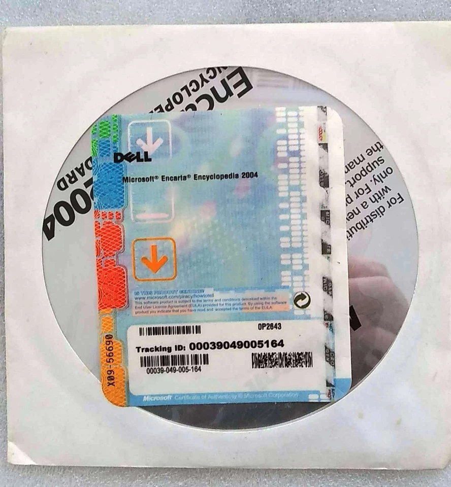 Microsoft Encarta Encyclopedia Standard 2004 Install CD Set w/ License - Image 1 of 1
