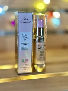 Too Faced Dew You Fresh Glow RADIANT NUDE Luminous Face Primer DISCONTINUED - Picture 1 of 1