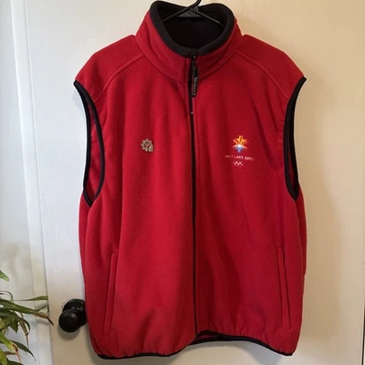 Chaleco para hombre de los Juegos Olímpicos de Invierno de Salt Lake City 2002 marcador XL - prendedor de patinaje artístico ⛸️ Foto 1 de 4