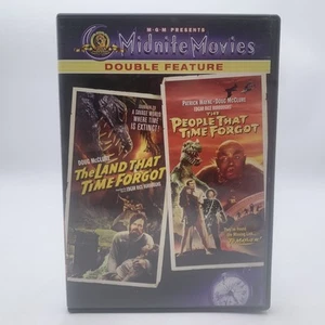 Vintage Midnite Movies Double Feature DVD Land That Time Forgot People 70s Sci-F - Picture 1 of 3