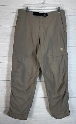 Pantalones Mountain Hardwear Para Hombre Tostado Senderismo Convertible Talla L 34X31 Foto 1 de 4