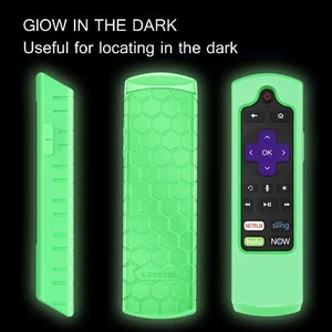For Roku Premiere 3920 2018 / Express 3900 Remote Silicone Case Anti-Slip Cover - Picture 1 of 16