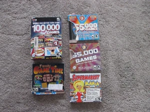 LOT OF 5, PC CD-ROM, DVD Rom, Video Games, Casino, Arcade, Shopping, etc, Tested - Picture 1 of 8