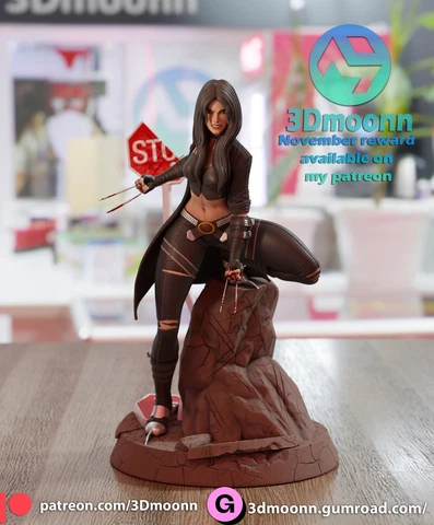 X-23 3D printed unpainted unassembled resin model kit Cover