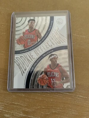 2019-20 Illusions Rookie Reflections Nickeil Alexander Walker Jrue Holiday #8 SP - Image 1 of 4