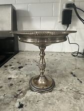 Vintage FISHER Weighted Sterling 950 Round Pedestal Compote, Candy Dish, 6in