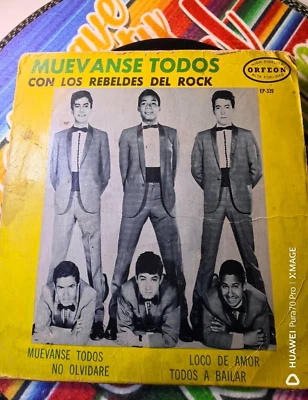 MEXICAN ROCK AND ROLL - LOS REBELDES DEL ROCK - MUEVANSE TODOS / TODOS A BAILAR - Image 1 of 4