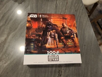 Star Wars Thomas Kinkade El Libro de Boba Fett Un Nuevo Comienzo 500 Puzzle Ceaco Foto 1 de 4
