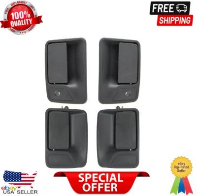 Exterior Door Handles Set Fits 1999-15 Excursion F250/F350/F450/F550 XL Crew Cab - Изображение 1 из 4