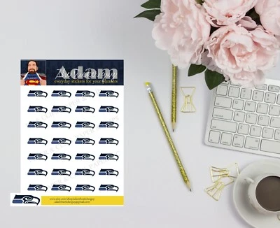 Seattle Seahawks Planner Stickers - Image 1 of 2