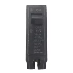 8 nuevos disyuntores enchufables GE General Electric THQL1115 15 amperios 240V 1P 15A - Imagen 1 de 3