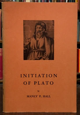 INITIATION OF PLATO - Manly P. Hall, 1st 1967 - SCARCE FREEMASONRY, MYSTERIES - Image 1 of 4