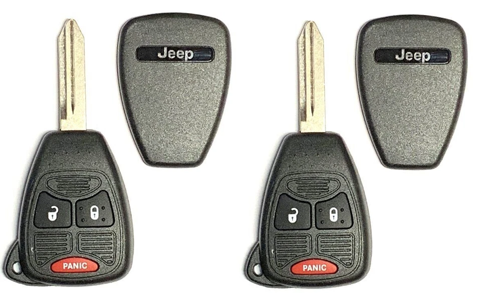 X2  Remote Head Key Shell For Jeep 3 Button SUPER STRONG USA Seller A+++ - Image 1 of 3