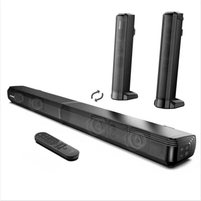 ULTIMEA Soundbar for TV Devices 2.2CH Detachable 2-in-1 Bluetooth 5.3 Soundbar - Image 1 of 4